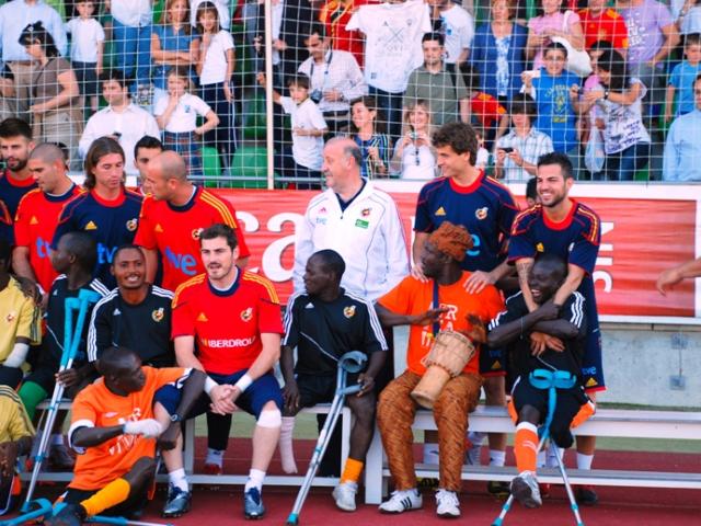 El equipo One goal llega a Cádiz tras su paso por Madrid