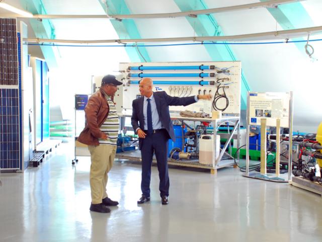El viceministro de Energía y Minas de Namibia visita el ITC