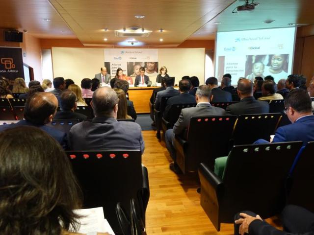24 empresas de la provincia de Las Palmas han contribuido a la vacunación de 8.687 niños de países de baja renta