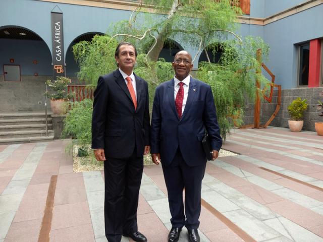 El embajador de Sudáfrica en España, de visita institucional en Gran Canaria