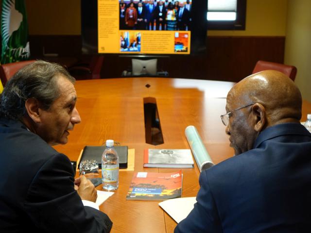 El embajador de Sudáfrica en España, de visita institucional en Gran Canaria