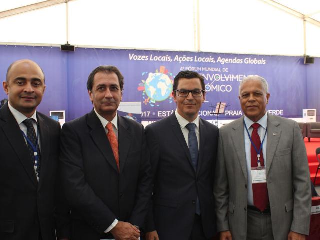 Luis Padrón acompaña al vicepresidente del Gobierno de Canarias en el Foro Mundial de Desarrollo Económico Local