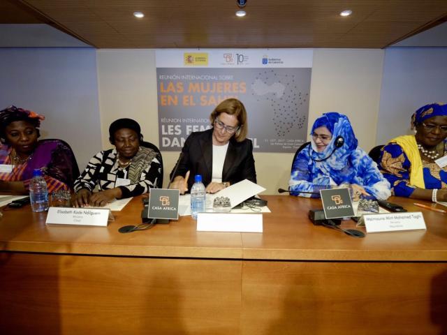 España auspicia una declaración política de los países del G5 sobre las mujeres en el Sahel