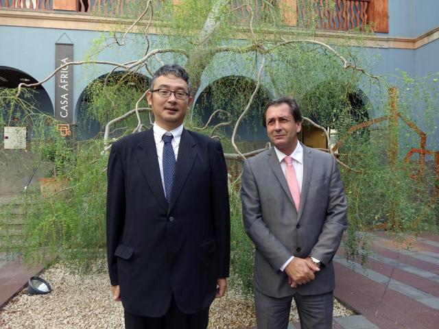 Visita a Casa África del nuevo cónsul de Japón en Las Palmas de Gran Canaria