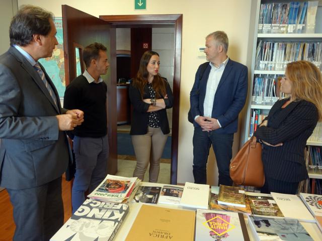 El coordinador internacional del programa ART del PNUD visita Casa África