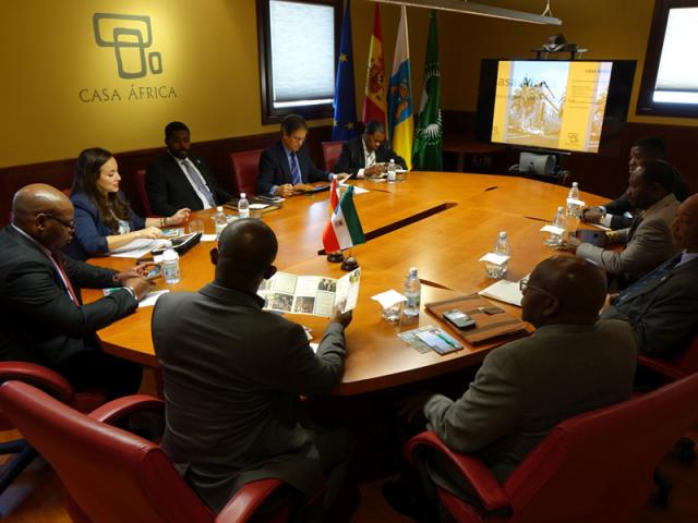Casa África recibe la visita de una delegación de la Administración de Puertos de Guinea Ecuatorial