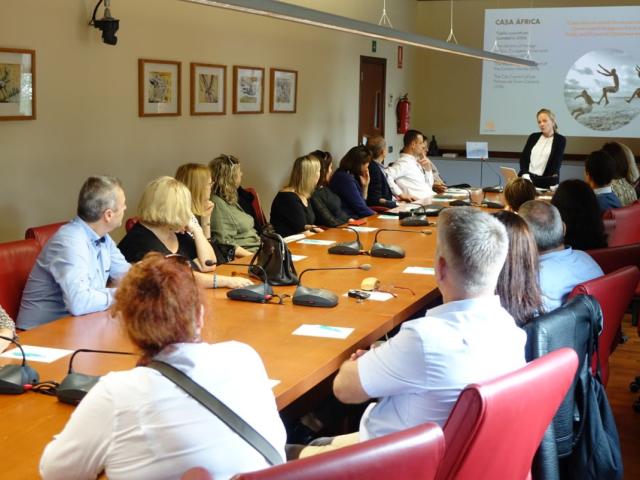 Visita a Casa África de los profesores participantes en el proyecto Erasmus+ Migrate to Library!