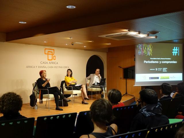 Rosa María Calaf y Gemma Parellada protagonizan una conferencia sobre periodismo y compromiso en Casa África