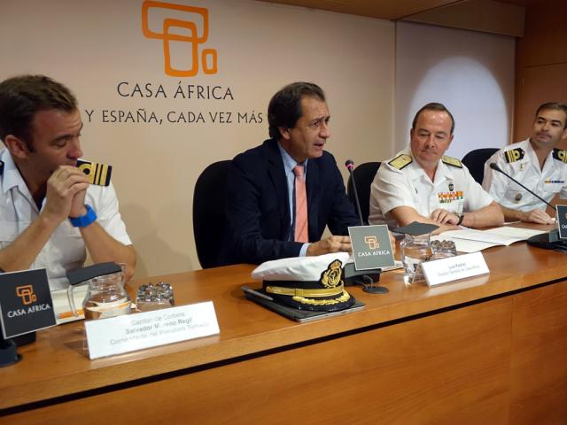 La Armada española explica en Casa África sus misiones en aguas de Somalia y el Golfo de Guinea