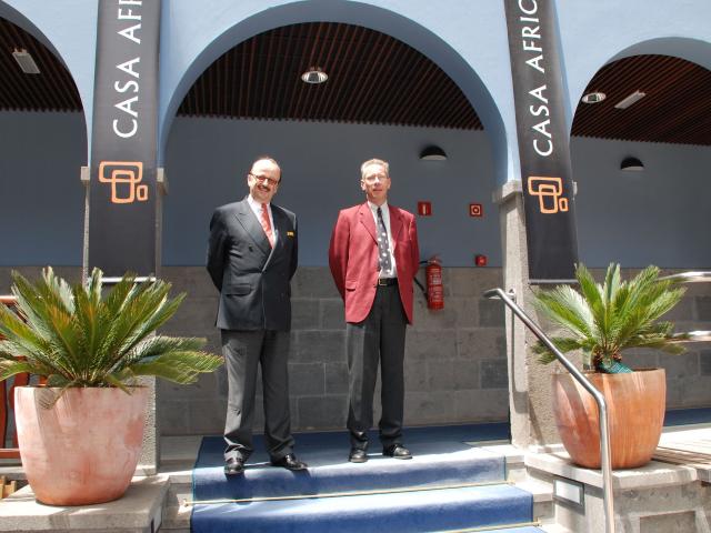 Casa África recibe la visita de representantes diplomáticos de Suiza
