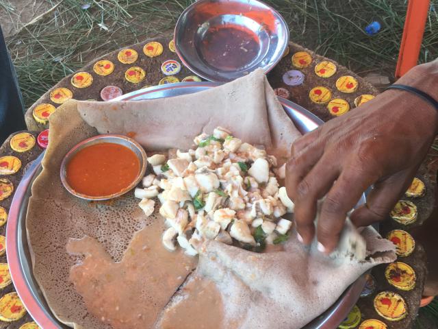 Comida típica, la injera