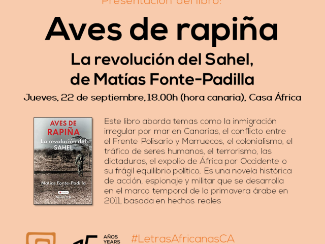 Invitación Aves de rapiña. La revolución del Sahel 2
