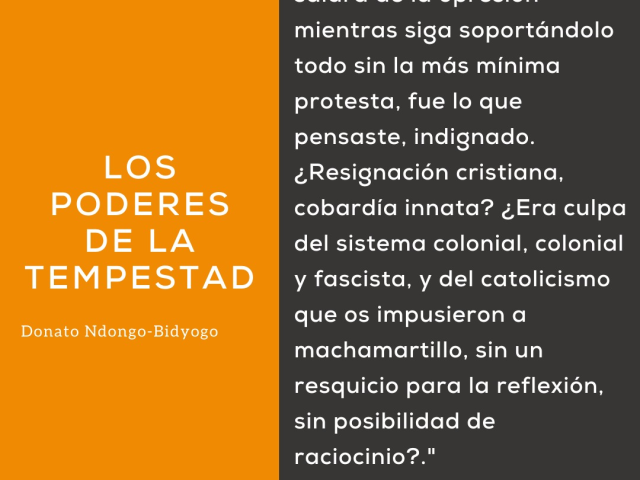 Cita de la obra «Los poderes de la tempestad»