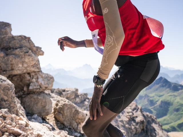 Robert Pkmoi en la Dolomyths Run