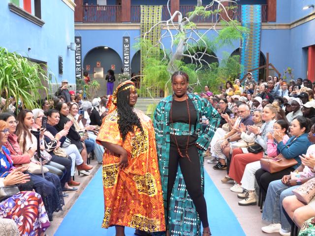 Momento del desfile