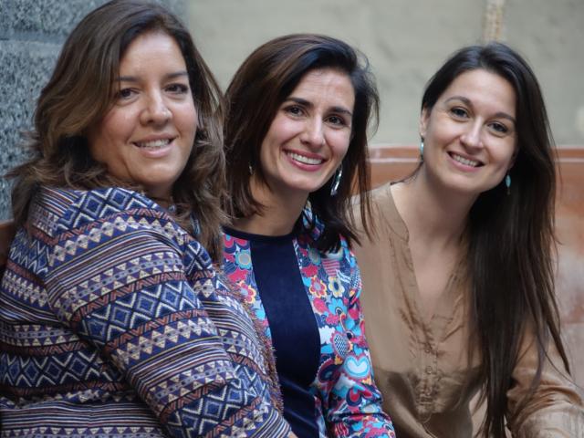 Estefanía Calcines, Helena Casas y Olga Cuadrado