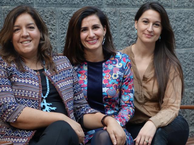 Estefanía Calcines, Helena Casas y Olga Cuadrado