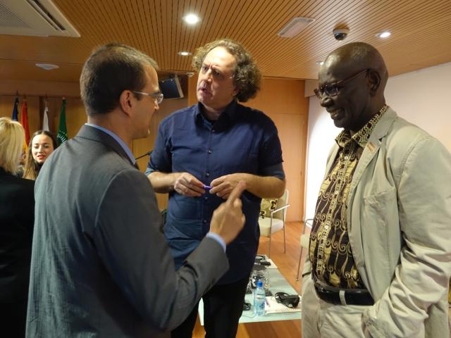 Pere Ortin y Boubacar Boris Diop