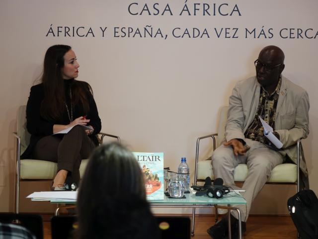Ariadne Hernández y Boubacar Boris Diop