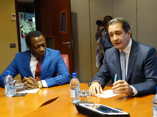 El Rector de la Universidad Nacional de Guinea Ecuatorial, en Casa África