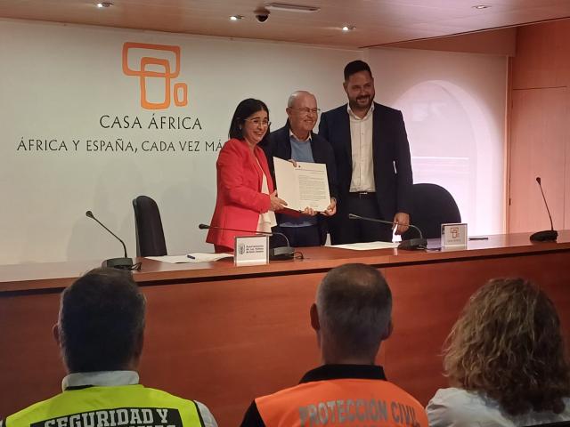 Momento de la rueda de prensa