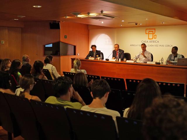 Momento de la charla