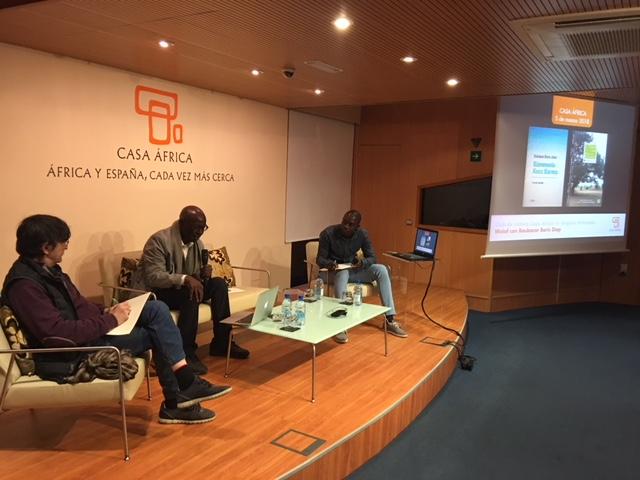 Antonio Lozano, Boubacar Boris Diop y Mame Cheikh