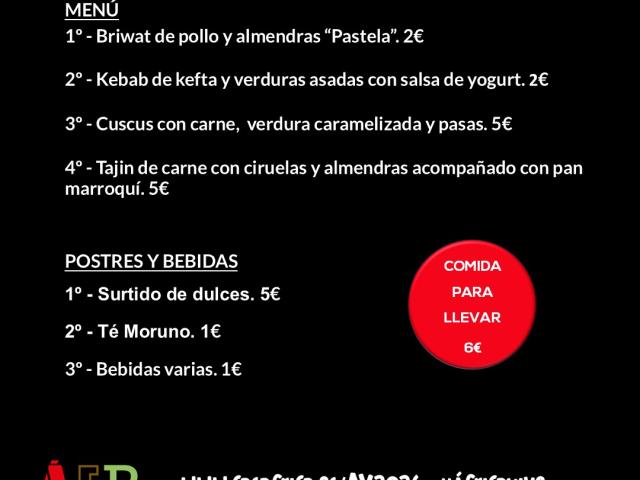Menú Marruecos