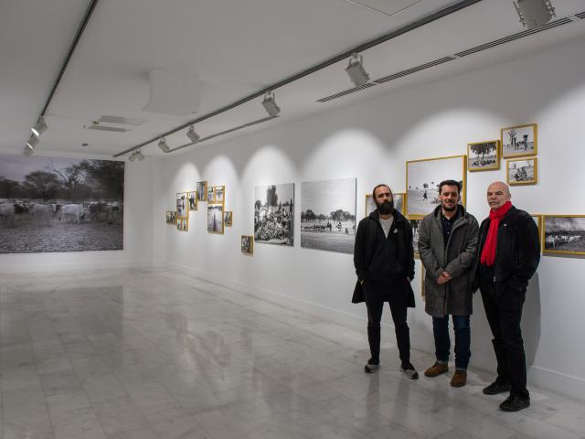 Jorge Martínez, Martín Caparrós y Samuel Aranda