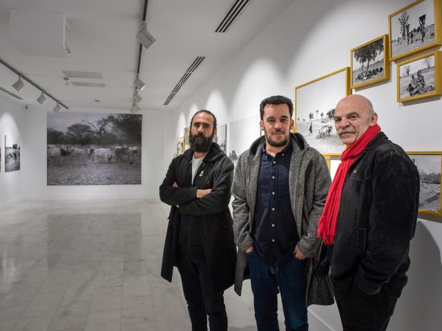 Jorge Martínez, Martín Caparrós y Samuel Aranda