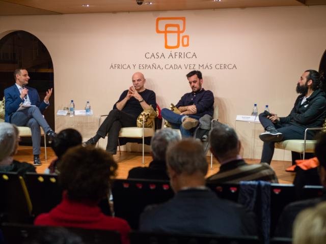 Jorge Martínez, Martín Caparrós y Samuel Aranda