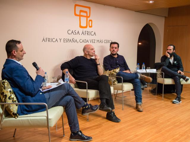 Jorge Martínez, Martín Caparrós y Samuel Aranda