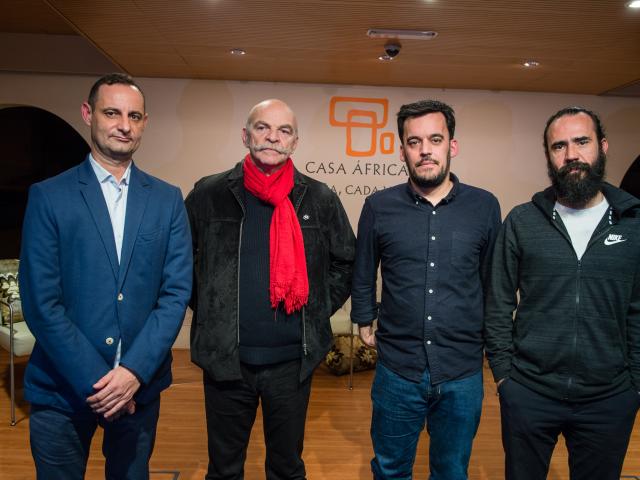 Jorge Martínez, Martín Caparrós y Samuel Aranda