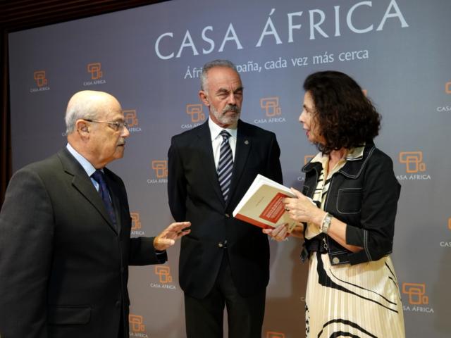 Momento de la presentación con Juan Romero Pi
