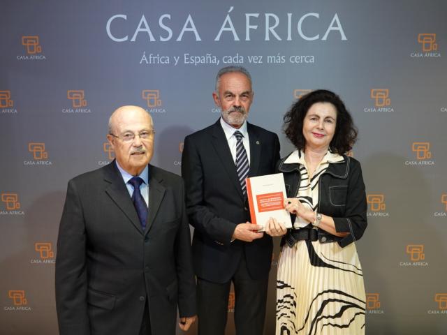 Momento de la presentación con Juan Romero Pi