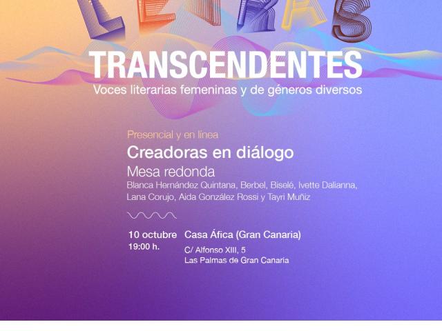 Cartel Creadoras en diálogo