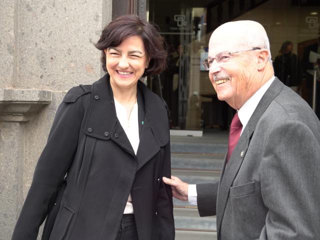 Eva Granados y José Segura