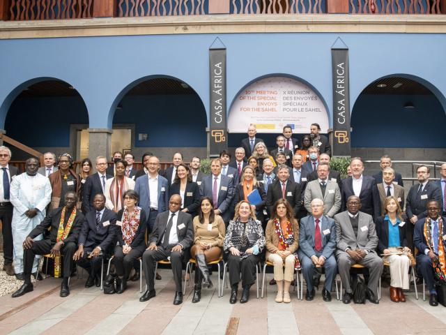 Foto de familia. X REUNIÓN DE ENVIADOS ESPECIALES DE LA UE PARA EL SAHEL