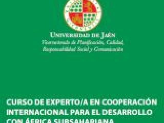 Curso de Experto en Cooperación Internacional para el Desarrollo con África Subsahariana