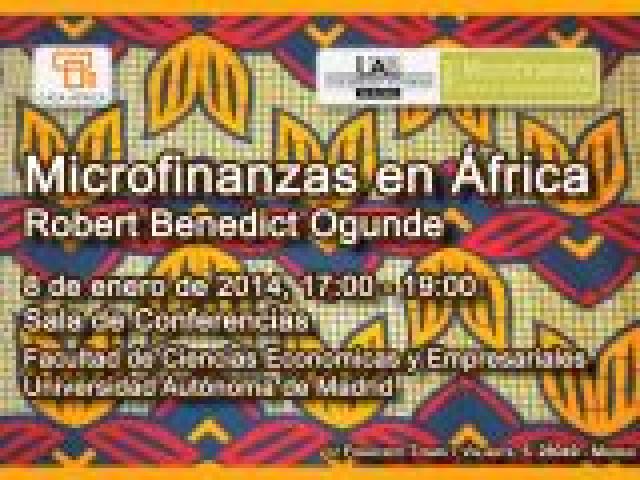 Conferencia Magistral: las microfinanzas en África