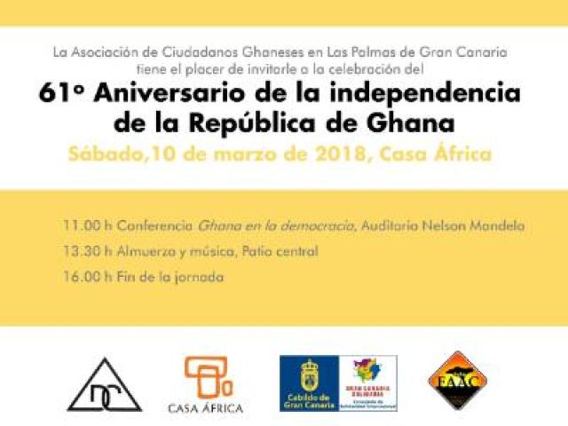 61º Aniversario de la independencia de Ghana