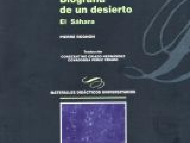 Presentación del libro "Biografía de un desierto. El Sáhara"