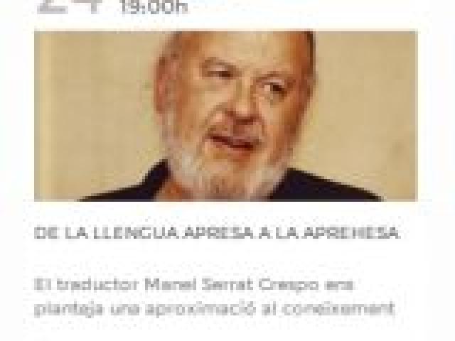Charla: De la lengua aprendida a la aprehendida