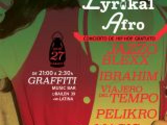 Concierto gratuito para presentar las nuevas camisetas Lyrikal Afro