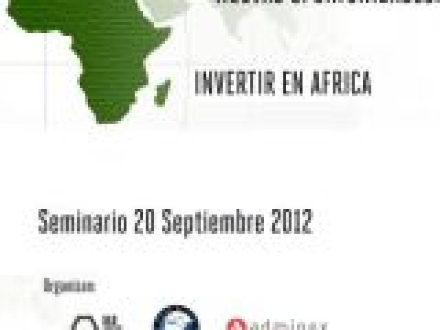 Nuevas oportunidades. Invertir en África