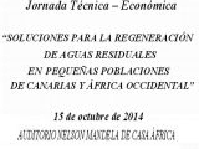 Jornada técnico-económica: Soluciones a la problemática de la depuración de aguas residuales en pequeñas poblaciones