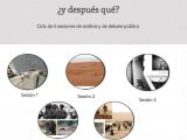 Crisis, conflictos, desastres... ¿y después qué?