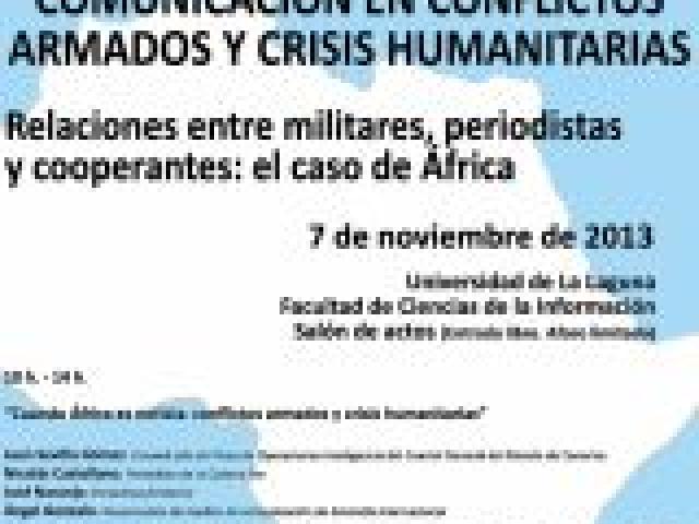 Jornada: Comunicación en conflictos armados y crisis humanitarias