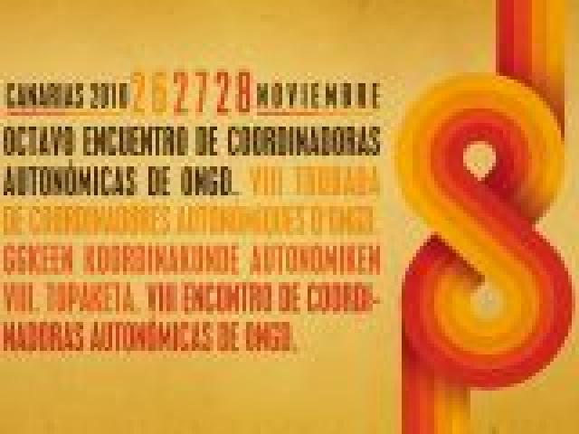 8º Encuentro de Coordinadoras Autonómicas y Estatal de ONG para el Desarrollo