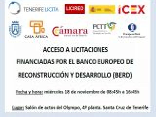 Acceso a licitaciones financiadas por el Banco Europeo de Reconstrucción y Desarrollo (BERD)